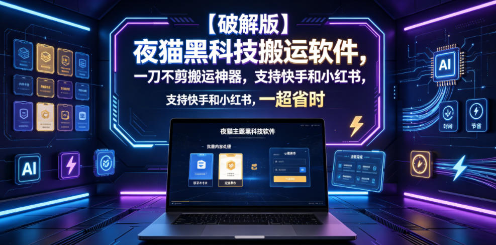 【破解版】夜猫黑科技搬运软件，一刀不剪搬运神器，支持快手和小红书，一键搬运超省时！创云资源分享 | 创云网创云网创 | 千项创云 | 千项笔记 | 闪电网创 | 资源站网创 | 网创干货基地 | 网创实战教程 | 网创项目大全 | 网创副业项目 | 网创引流技巧 | 网创变现玩法 | 网创零基础入门 | 网创暴利项目 | 网创蓝海项目 | 网创实操手册 | 网创资料合集 | 网创工具分享 | 网创课程资料 | 网创技术教程 | 网创运营攻略 | 网创赚钱秘籍 | 网创被动收入 | 网创轻资产创业 | 网创低成本项目 | 创云资源库 | 创云副业指南 | 创云创业项目 | 创云干货分享 | 创云实战玩法 | 创云引流脚本 | 创云变现教程 | 创云 AI 工具 | 创云无货源 | 创云 C 单玩法 | 闲鱼无货源教程 | 闲鱼倒卖项目 | 闲鱼虚拟产品 | 闲鱼引流技巧 | 闲鱼开店攻略 | 闲鱼爆款选品 | 闲鱼自动发货 | 闲鱼副业赚钱 | 闲鱼 C 单 2.0 | 闲鱼流量玩法 | 小红书起号教程 | 小红书变现玩法 | 小红书引流攻略 | 小红书爆款文案 | 小红书素材库 | 小红书运营技巧 | 小红书虚拟资源 | 小红书带货项目 | 小红书 AI 作图 | 小红书流量密码 | 淘宝无货源开店 | 淘宝蓝海选品 | 淘宝引流技巧 | 淘宝运营教程 | 淘宝虚拟产品 | 淘宝客变现 | 淘宝爆款打造 | 淘宝新店运营 | 淘宝 C 店玩法 | 淘宝副业项目 | AI 网创项目 | AI 变现教程 | AI 文案生成 | AI 作图赚钱 | AI 视频剪辑 | AI 工具合集 | AI 自动化运营 | AI 虚拟产品 | AI 副业赚钱 | AI 引流脚本 | C 单 2.0 教程 | C 单实战玩法 | C 单引流技巧 | C 单变现攻略 | C 单项目资料 | C 单零基础教学 | C 单暴利玩法 | C 单自动脚本 | C 单流量玩法 | C 单副业项目 | 无货源电商教程 | 无货源选品技巧 | 无货源开店攻略 | 无货源虚拟项目 | 无货源自动发货 | 无货源爆款玩法 | 无货源副业赚钱 | 无货源运营手册 | 无货源工具合集 | 无货源蓝海项目 | 虚拟资源项目 | 虚拟产品变现 | 虚拟资料合集 | 虚拟产品开店 | 虚拟资源引流 | 虚拟产品教程 | 虚拟资源倒卖 | 虚拟产品暴利 | 虚拟资源自动 | 虚拟副业项目 | 副业赚钱项目 | 副业零基础入门 | 副业实操教程 | 副业变现攻略 | 副业引流技巧 | 副业工具合集 | 副业资料大全 | 副业轻资产 | 副业被动收入 | 副业暴利玩法 | 网络创业项目 | 网络赚钱教程 | 网络引流技巧 | 网络变现玩法 | 网络运营攻略 | 网络干货基地 | 网络实战手册 | 网络工具分享 | 网络课程资料 | 网络蓝海项目 | 短视频变现 | 短视频引流 | 短视频教程 | 短视频素材库 | 短视频运营 | 短视频带货 | 短视频脚本 | 短视频爆款 | 短视频 AI 剪辑 | 短视频副业 | 自媒体变现 | 自媒体起号 | 自媒体运营 | 自媒体文案 | 自媒体素材 | 自媒体引流 | 自媒体教程 | 自媒体副业 | 自媒体工具 | 自媒体干货 | 电商运营教程 | 电商引流技巧 | 电商变现玩法 | 电商选品攻略 | 电商工具合集 | 电商开店教程 | 电商爆款打造 | 电商虚拟项目 | 电商副业赚钱 | 电商蓝海项目 | 引流技术教程 | 精准引流玩法 | 全自动引流 | 私域引流技巧 | 社群引流攻略 | 短视频引流 | 图文引流教程 | 引流脚本合集 | 引流干货基地 | 引流实战玩法 | 变现技巧大全 | 变现项目合集 | 变现实操教程 | 变现工具分享 | 变现攻略手册 | 暴利变现玩法 | 被动变现项目 | 轻资产变现 | 虚拟变现教程 | 副业变现秘籍 | 千像网创资源 | 千像副业教程 | 千像引流干货 | 闪电网创项目 | 闪电变现玩法 | 闪电副业赚钱 | 资源站网创库 | 资源站副业集 | 资源站引流技 | 资源站变现法创云网创