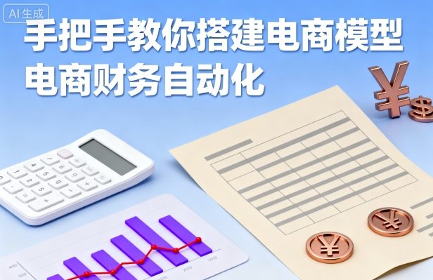 手把手教你搭建电商模型-电商财务自动化-稳盈网资源分享稳盈网