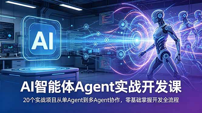 （18983期）AI智能体Agent实战开发课：20个实战项目从单Agent到多Agent协作，零基础掌握开发全流程创云资源分享 | 创云网创云网创 | 千项创云 | 千项笔记 | 闪电网创 | 资源站网创 | 网创干货基地 | 网创实战教程 | 网创项目大全 | 网创副业项目 | 网创引流技巧 | 网创变现玩法 | 网创零基础入门 | 网创暴利项目 | 网创蓝海项目 | 网创实操手册 | 网创资料合集 | 网创工具分享 | 网创课程资料 | 网创技术教程 | 网创运营攻略 | 网创赚钱秘籍 | 网创被动收入 | 网创轻资产创业 | 网创低成本项目 | 创云资源库 | 创云副业指南 | 创云创业项目 | 创云干货分享 | 创云实战玩法 | 创云引流脚本 | 创云变现教程 | 创云 AI 工具 | 创云无货源 | 创云 C 单玩法 | 闲鱼无货源教程 | 闲鱼倒卖项目 | 闲鱼虚拟产品 | 闲鱼引流技巧 | 闲鱼开店攻略 | 闲鱼爆款选品 | 闲鱼自动发货 | 闲鱼副业赚钱 | 闲鱼 C 单 2.0 | 闲鱼流量玩法 | 小红书起号教程 | 小红书变现玩法 | 小红书引流攻略 | 小红书爆款文案 | 小红书素材库 | 小红书运营技巧 | 小红书虚拟资源 | 小红书带货项目 | 小红书 AI 作图 | 小红书流量密码 | 淘宝无货源开店 | 淘宝蓝海选品 | 淘宝引流技巧 | 淘宝运营教程 | 淘宝虚拟产品 | 淘宝客变现 | 淘宝爆款打造 | 淘宝新店运营 | 淘宝 C 店玩法 | 淘宝副业项目 | AI 网创项目 | AI 变现教程 | AI 文案生成 | AI 作图赚钱 | AI 视频剪辑 | AI 工具合集 | AI 自动化运营 | AI 虚拟产品 | AI 副业赚钱 | AI 引流脚本 | C 单 2.0 教程 | C 单实战玩法 | C 单引流技巧 | C 单变现攻略 | C 单项目资料 | C 单零基础教学 | C 单暴利玩法 | C 单自动脚本 | C 单流量玩法 | C 单副业项目 | 无货源电商教程 | 无货源选品技巧 | 无货源开店攻略 | 无货源虚拟项目 | 无货源自动发货 | 无货源爆款玩法 | 无货源副业赚钱 | 无货源运营手册 | 无货源工具合集 | 无货源蓝海项目 | 虚拟资源项目 | 虚拟产品变现 | 虚拟资料合集 | 虚拟产品开店 | 虚拟资源引流 | 虚拟产品教程 | 虚拟资源倒卖 | 虚拟产品暴利 | 虚拟资源自动 | 虚拟副业项目 | 副业赚钱项目 | 副业零基础入门 | 副业实操教程 | 副业变现攻略 | 副业引流技巧 | 副业工具合集 | 副业资料大全 | 副业轻资产 | 副业被动收入 | 副业暴利玩法 | 网络创业项目 | 网络赚钱教程 | 网络引流技巧 | 网络变现玩法 | 网络运营攻略 | 网络干货基地 | 网络实战手册 | 网络工具分享 | 网络课程资料 | 网络蓝海项目 | 短视频变现 | 短视频引流 | 短视频教程 | 短视频素材库 | 短视频运营 | 短视频带货 | 短视频脚本 | 短视频爆款 | 短视频 AI 剪辑 | 短视频副业 | 自媒体变现 | 自媒体起号 | 自媒体运营 | 自媒体文案 | 自媒体素材 | 自媒体引流 | 自媒体教程 | 自媒体副业 | 自媒体工具 | 自媒体干货 | 电商运营教程 | 电商引流技巧 | 电商变现玩法 | 电商选品攻略 | 电商工具合集 | 电商开店教程 | 电商爆款打造 | 电商虚拟项目 | 电商副业赚钱 | 电商蓝海项目 | 引流技术教程 | 精准引流玩法 | 全自动引流 | 私域引流技巧 | 社群引流攻略 | 短视频引流 | 图文引流教程 | 引流脚本合集 | 引流干货基地 | 引流实战玩法 | 变现技巧大全 | 变现项目合集 | 变现实操教程 | 变现工具分享 | 变现攻略手册 | 暴利变现玩法 | 被动变现项目 | 轻资产变现 | 虚拟变现教程 | 副业变现秘籍 | 千像网创资源 | 千像副业教程 | 千像引流干货 | 闪电网创项目 | 闪电变现玩法 | 闪电副业赚钱 | 资源站网创库 | 资源站副业集 | 资源站引流技 | 资源站变现法创云网创