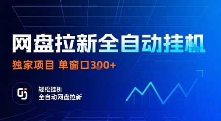 网盘拉新全自动挂G，独家项目，全自动运行完成拉新做任务，单窗口3张+【揭秘】-稳盈网资源分享稳盈网