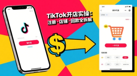 TikTok从开店到投流的进阶课，从基础实操到高阶技巧一网打尽-优加资源分享优加网创