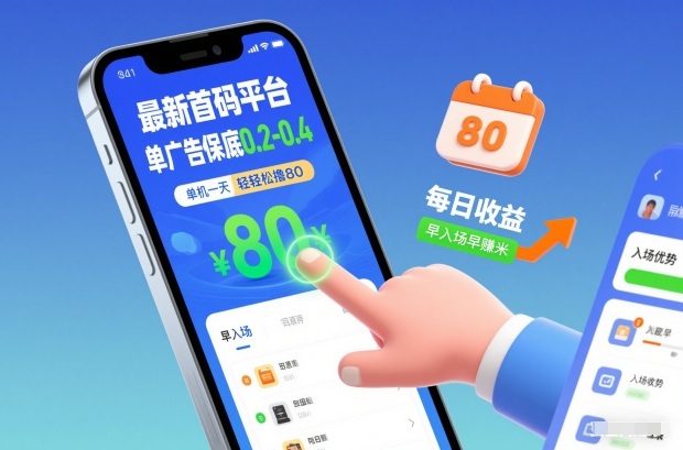 最新首码平台，单广告保底0.2-0.4，单机一天轻松撸80，早入场早賺米【揭秘】-创云资源分享创云网创