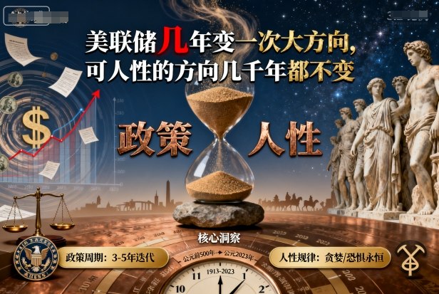 付费文章：美联储几年变一次大方向，可人性的方向几千年都不变-优加资源分享优加网创