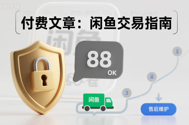 付费文章：闲鱼交易指南，怎么才能降低被坑被马扁的概率-创云资源分享创云网创