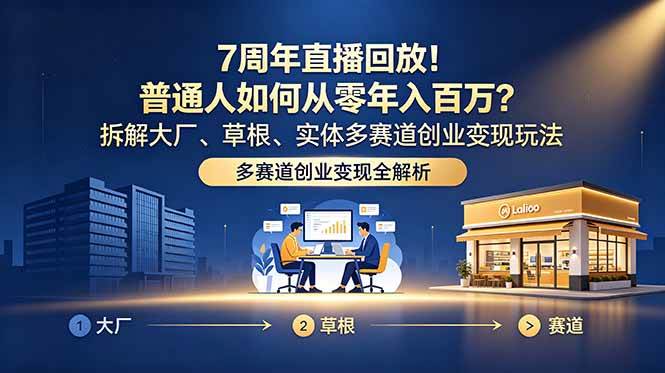 (18894期)7周年直播回放!普通人如何从零年入百万?拆解大厂、草根、实体多赛道创业变现玩法创云资源分享 | 创云网创云网创 | 千项创云 | 千项笔记 | 闪电网创 | 资源站网创 | 网创干货基地 | 网创实战教程 | 网创项目大全 | 网创副业项目 | 网创引流技巧 | 网创变现玩法 | 网创零基础入门 | 网创暴利项目 | 网创蓝海项目 | 网创实操手册 | 网创资料合集 | 网创工具分享 | 网创课程资料 | 网创技术教程 | 网创运营攻略 | 网创赚钱秘籍 | 网创被动收入 | 网创轻资产创业 | 网创低成本项目 | 创云资源库 | 创云副业指南 | 创云创业项目 | 创云干货分享 | 创云实战玩法 | 创云引流脚本 | 创云变现教程 | 创云 AI 工具 | 创云无货源 | 创云 C 单玩法 | 闲鱼无货源教程 | 闲鱼倒卖项目 | 闲鱼虚拟产品 | 闲鱼引流技巧 | 闲鱼开店攻略 | 闲鱼爆款选品 | 闲鱼自动发货 | 闲鱼副业赚钱 | 闲鱼 C 单 2.0 | 闲鱼流量玩法 | 小红书起号教程 | 小红书变现玩法 | 小红书引流攻略 | 小红书爆款文案 | 小红书素材库 | 小红书运营技巧 | 小红书虚拟资源 | 小红书带货项目 | 小红书 AI 作图 | 小红书流量密码 | 淘宝无货源开店 | 淘宝蓝海选品 | 淘宝引流技巧 | 淘宝运营教程 | 淘宝虚拟产品 | 淘宝客变现 | 淘宝爆款打造 | 淘宝新店运营 | 淘宝 C 店玩法 | 淘宝副业项目 | AI 网创项目 | AI 变现教程 | AI 文案生成 | AI 作图赚钱 | AI 视频剪辑 | AI 工具合集 | AI 自动化运营 | AI 虚拟产品 | AI 副业赚钱 | AI 引流脚本 | C 单 2.0 教程 | C 单实战玩法 | C 单引流技巧 | C 单变现攻略 | C 单项目资料 | C 单零基础教学 | C 单暴利玩法 | C 单自动脚本 | C 单流量玩法 | C 单副业项目 | 无货源电商教程 | 无货源选品技巧 | 无货源开店攻略 | 无货源虚拟项目 | 无货源自动发货 | 无货源爆款玩法 | 无货源副业赚钱 | 无货源运营手册 | 无货源工具合集 | 无货源蓝海项目 | 虚拟资源项目 | 虚拟产品变现 | 虚拟资料合集 | 虚拟产品开店 | 虚拟资源引流 | 虚拟产品教程 | 虚拟资源倒卖 | 虚拟产品暴利 | 虚拟资源自动 | 虚拟副业项目 | 副业赚钱项目 | 副业零基础入门 | 副业实操教程 | 副业变现攻略 | 副业引流技巧 | 副业工具合集 | 副业资料大全 | 副业轻资产 | 副业被动收入 | 副业暴利玩法 | 网络创业项目 | 网络赚钱教程 | 网络引流技巧 | 网络变现玩法 | 网络运营攻略 | 网络干货基地 | 网络实战手册 | 网络工具分享 | 网络课程资料 | 网络蓝海项目 | 短视频变现 | 短视频引流 | 短视频教程 | 短视频素材库 | 短视频运营 | 短视频带货 | 短视频脚本 | 短视频爆款 | 短视频 AI 剪辑 | 短视频副业 | 自媒体变现 | 自媒体起号 | 自媒体运营 | 自媒体文案 | 自媒体素材 | 自媒体引流 | 自媒体教程 | 自媒体副业 | 自媒体工具 | 自媒体干货 | 电商运营教程 | 电商引流技巧 | 电商变现玩法 | 电商选品攻略 | 电商工具合集 | 电商开店教程 | 电商爆款打造 | 电商虚拟项目 | 电商副业赚钱 | 电商蓝海项目 | 引流技术教程 | 精准引流玩法 | 全自动引流 | 私域引流技巧 | 社群引流攻略 | 短视频引流 | 图文引流教程 | 引流脚本合集 | 引流干货基地 | 引流实战玩法 | 变现技巧大全 | 变现项目合集 | 变现实操教程 | 变现工具分享 | 变现攻略手册 | 暴利变现玩法 | 被动变现项目 | 轻资产变现 | 虚拟变现教程 | 副业变现秘籍 | 千像网创资源 | 千像副业教程 | 千像引流干货 | 闪电网创项目 | 闪电变现玩法 | 闪电副业赚钱 | 资源站网创库 | 资源站副业集 | 资源站引流技 | 资源站变现法创云网创