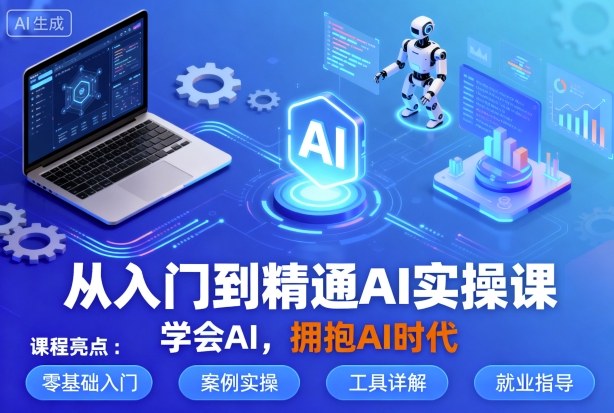 从入门到精通AI实操课，学会AI，拥抱AI时代-优加资源分享优加网创