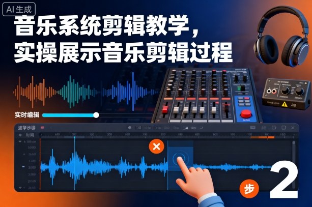 音乐系统剪辑教学，实操展示音乐剪辑过程-创云资源分享创云网创