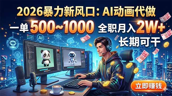 （18993期）2026暴力新风口：AI动画代做，一单500~1000，全职月入2W+，长期可干创云资源分享 | 创云网创云网创 | 千项创云 | 千项笔记 | 闪电网创 | 资源站网创 | 网创干货基地 | 网创实战教程 | 网创项目大全 | 网创副业项目 | 网创引流技巧 | 网创变现玩法 | 网创零基础入门 | 网创暴利项目 | 网创蓝海项目 | 网创实操手册 | 网创资料合集 | 网创工具分享 | 网创课程资料 | 网创技术教程 | 网创运营攻略 | 网创赚钱秘籍 | 网创被动收入 | 网创轻资产创业 | 网创低成本项目 | 创云资源库 | 创云副业指南 | 创云创业项目 | 创云干货分享 | 创云实战玩法 | 创云引流脚本 | 创云变现教程 | 创云 AI 工具 | 创云无货源 | 创云 C 单玩法 | 闲鱼无货源教程 | 闲鱼倒卖项目 | 闲鱼虚拟产品 | 闲鱼引流技巧 | 闲鱼开店攻略 | 闲鱼爆款选品 | 闲鱼自动发货 | 闲鱼副业赚钱 | 闲鱼 C 单 2.0 | 闲鱼流量玩法 | 小红书起号教程 | 小红书变现玩法 | 小红书引流攻略 | 小红书爆款文案 | 小红书素材库 | 小红书运营技巧 | 小红书虚拟资源 | 小红书带货项目 | 小红书 AI 作图 | 小红书流量密码 | 淘宝无货源开店 | 淘宝蓝海选品 | 淘宝引流技巧 | 淘宝运营教程 | 淘宝虚拟产品 | 淘宝客变现 | 淘宝爆款打造 | 淘宝新店运营 | 淘宝 C 店玩法 | 淘宝副业项目 | AI 网创项目 | AI 变现教程 | AI 文案生成 | AI 作图赚钱 | AI 视频剪辑 | AI 工具合集 | AI 自动化运营 | AI 虚拟产品 | AI 副业赚钱 | AI 引流脚本 | C 单 2.0 教程 | C 单实战玩法 | C 单引流技巧 | C 单变现攻略 | C 单项目资料 | C 单零基础教学 | C 单暴利玩法 | C 单自动脚本 | C 单流量玩法 | C 单副业项目 | 无货源电商教程 | 无货源选品技巧 | 无货源开店攻略 | 无货源虚拟项目 | 无货源自动发货 | 无货源爆款玩法 | 无货源副业赚钱 | 无货源运营手册 | 无货源工具合集 | 无货源蓝海项目 | 虚拟资源项目 | 虚拟产品变现 | 虚拟资料合集 | 虚拟产品开店 | 虚拟资源引流 | 虚拟产品教程 | 虚拟资源倒卖 | 虚拟产品暴利 | 虚拟资源自动 | 虚拟副业项目 | 副业赚钱项目 | 副业零基础入门 | 副业实操教程 | 副业变现攻略 | 副业引流技巧 | 副业工具合集 | 副业资料大全 | 副业轻资产 | 副业被动收入 | 副业暴利玩法 | 网络创业项目 | 网络赚钱教程 | 网络引流技巧 | 网络变现玩法 | 网络运营攻略 | 网络干货基地 | 网络实战手册 | 网络工具分享 | 网络课程资料 | 网络蓝海项目 | 短视频变现 | 短视频引流 | 短视频教程 | 短视频素材库 | 短视频运营 | 短视频带货 | 短视频脚本 | 短视频爆款 | 短视频 AI 剪辑 | 短视频副业 | 自媒体变现 | 自媒体起号 | 自媒体运营 | 自媒体文案 | 自媒体素材 | 自媒体引流 | 自媒体教程 | 自媒体副业 | 自媒体工具 | 自媒体干货 | 电商运营教程 | 电商引流技巧 | 电商变现玩法 | 电商选品攻略 | 电商工具合集 | 电商开店教程 | 电商爆款打造 | 电商虚拟项目 | 电商副业赚钱 | 电商蓝海项目 | 引流技术教程 | 精准引流玩法 | 全自动引流 | 私域引流技巧 | 社群引流攻略 | 短视频引流 | 图文引流教程 | 引流脚本合集 | 引流干货基地 | 引流实战玩法 | 变现技巧大全 | 变现项目合集 | 变现实操教程 | 变现工具分享 | 变现攻略手册 | 暴利变现玩法 | 被动变现项目 | 轻资产变现 | 虚拟变现教程 | 副业变现秘籍 | 千像网创资源 | 千像副业教程 | 千像引流干货 | 闪电网创项目 | 闪电变现玩法 | 闪电副业赚钱 | 资源站网创库 | 资源站副业集 | 资源站引流技 | 资源站变现法创云网创