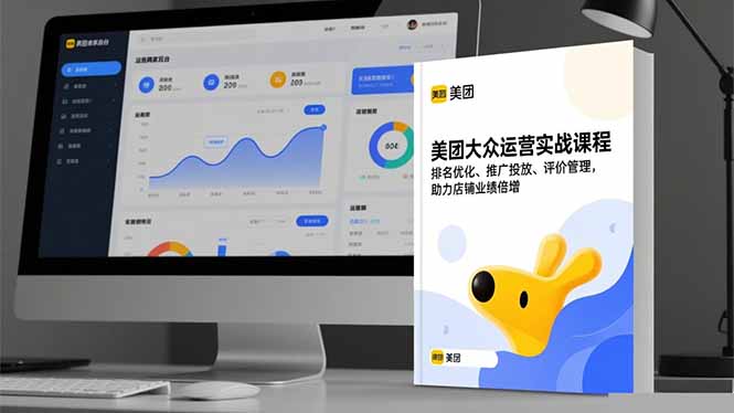 美团大众运营实战课程，排名优化、推广投放、评价管理，助力店铺业绩倍增-创云资源分享创云网创